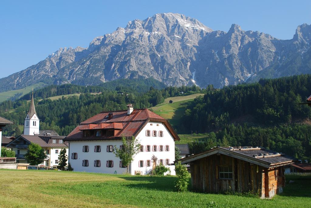 Ansitz Wirtsgut - Familienappartements In Den Bergen Leogang Exteriér fotografie